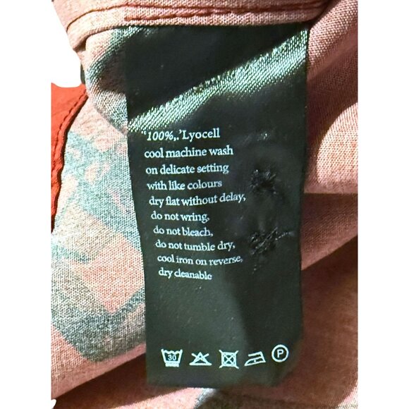 Ksubi Mens 3d Print Resort Short Sleeve Button-up Camp Shirt Red Medium NWT - Picture 3 of 6